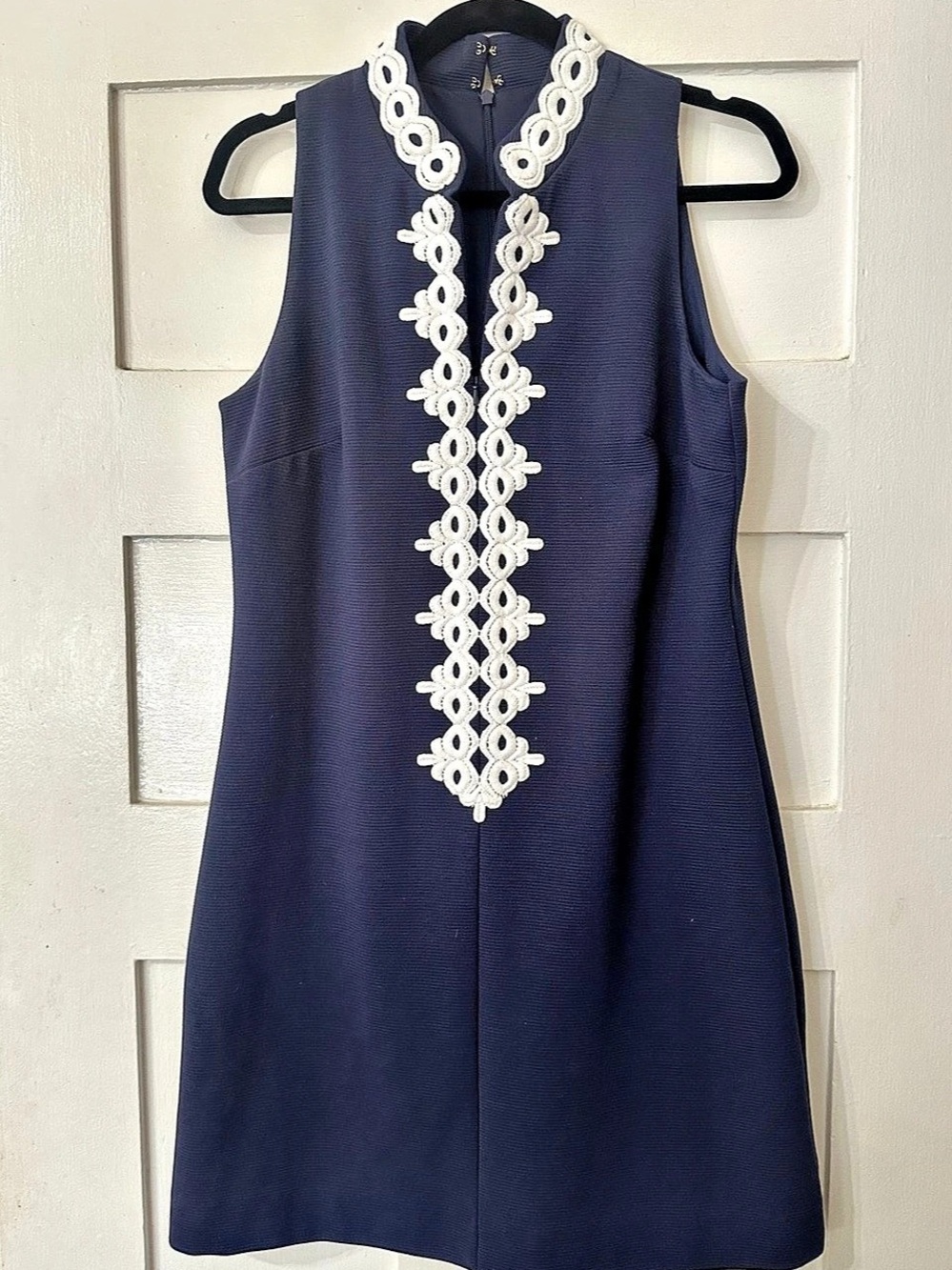 Lilly Pulitzer Callista Shift Dress Mini Shift Dress in Blue Size Medium